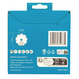 D-80070 Disco de diamante Diamak 115 x 22,23 mm